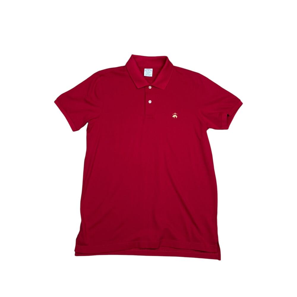 Brooks Brothers Red Performance Slim Fit Polo Shirt Size Medium - Picture 3 of 6